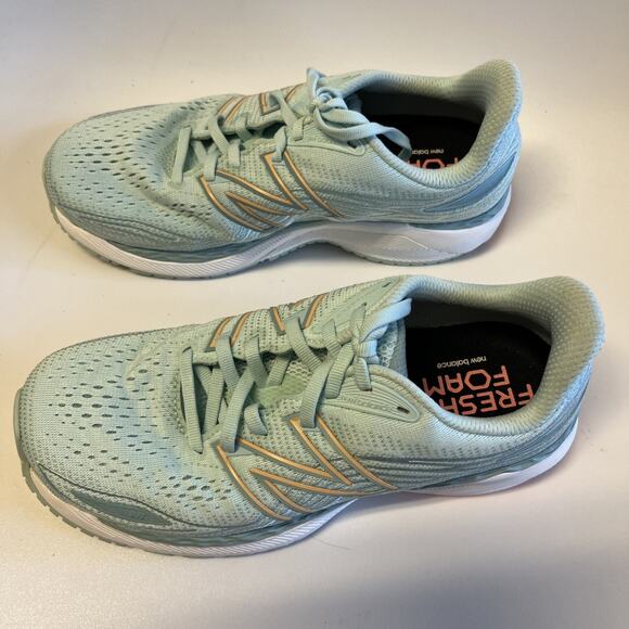 New Balance Fresh Foam X 860v12 Blue/Mango Women's Wide Running Shoes Size 8 EE - Picture 16 of 16